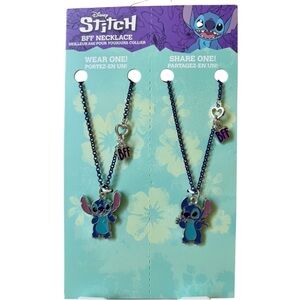 💙 Disney Stitch "Wear One, Share One" BFF Necklace Set 💙